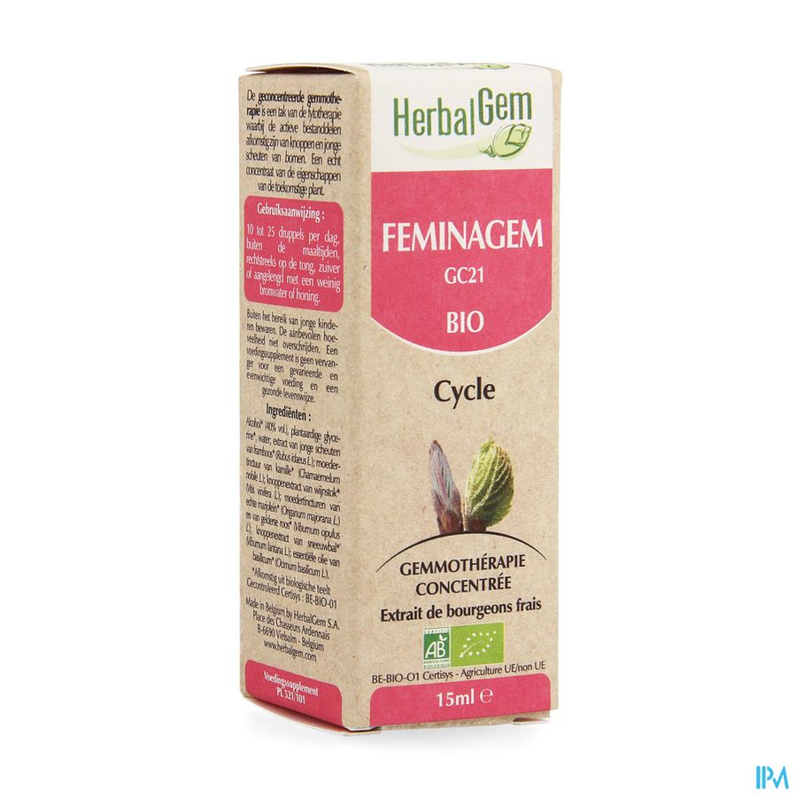 Herbalgem Feminagem Complexe Cycle Bio 15ml Herbalgem Feminagem Complexe Cycle Bio 15ml