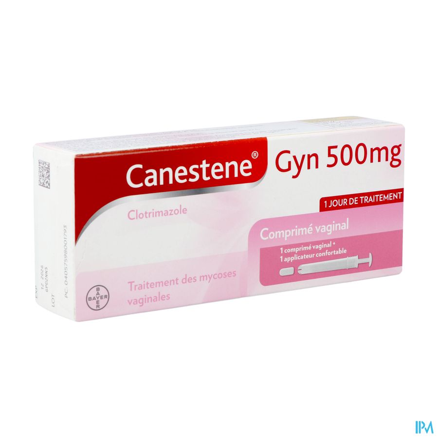 Canestene Gyn Clotrimazole 500mg Tabl Vag. 1 Canestene Gyn Clotrimazole 500mg Tabl Vag. 1