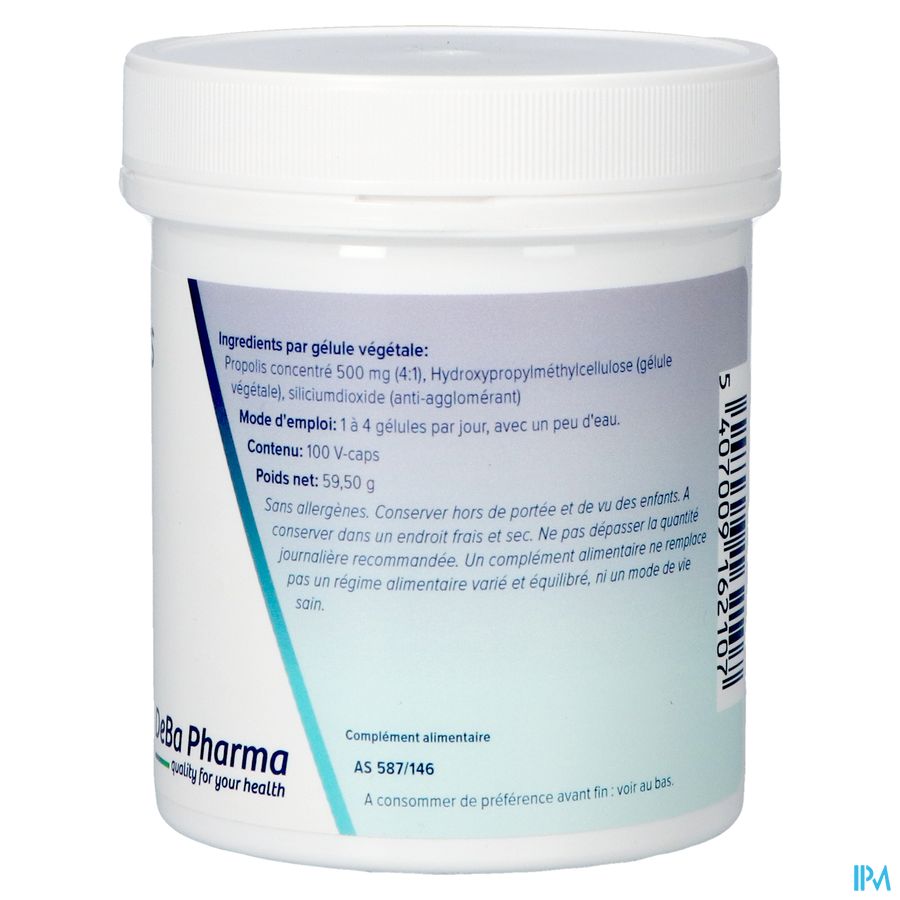 Propolis Caps 100x500mg Deba 6