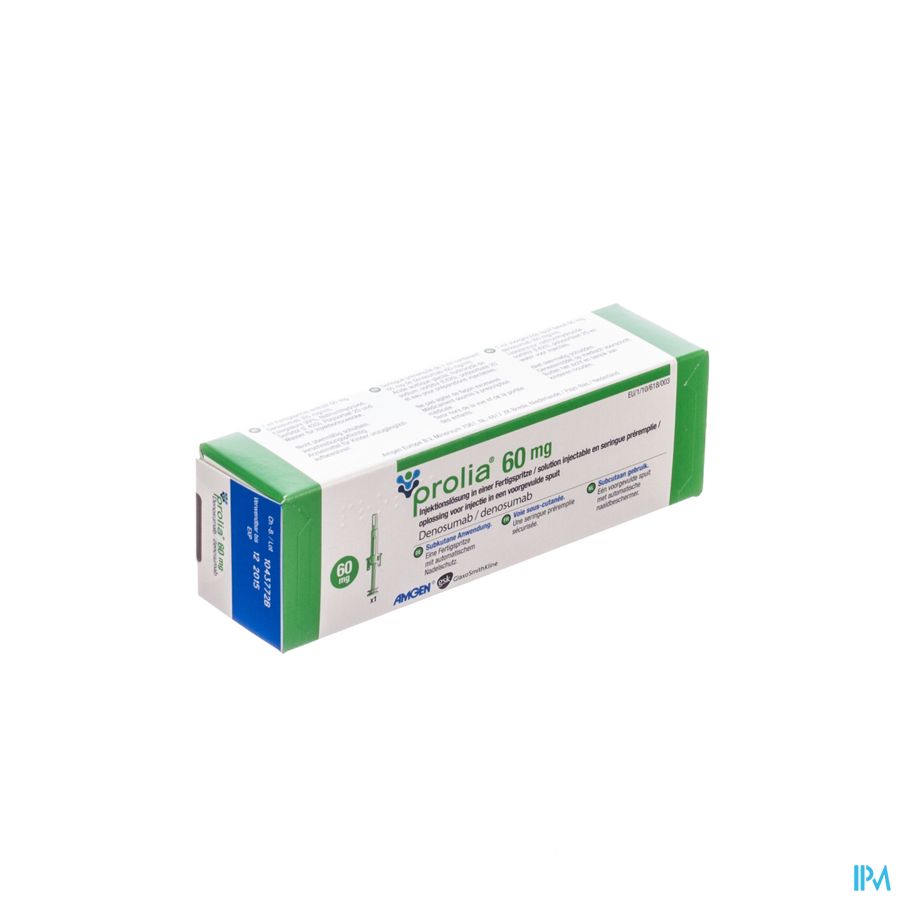 Prolia 60mg Sol Inj 1 Voorgevulde Spuit Prolia 60mg Sol Inj 1 Voorgevulde Spuit