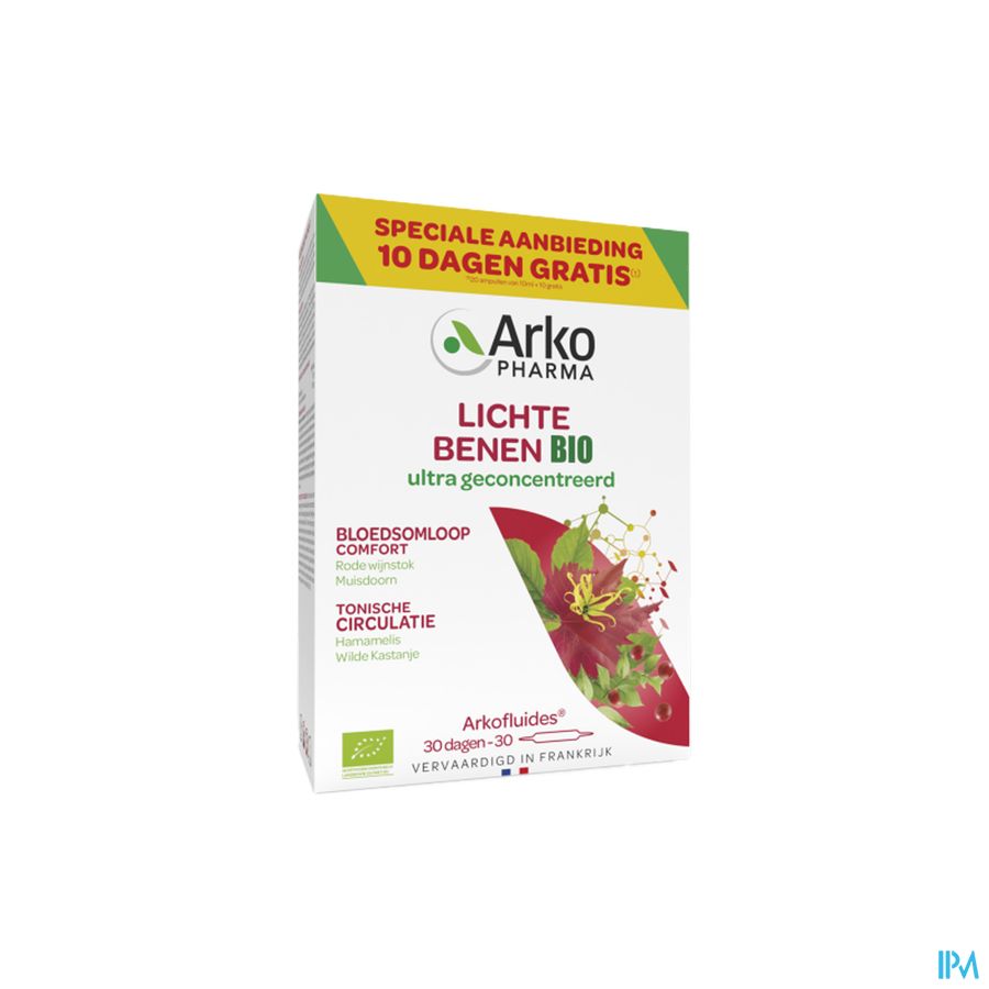 Arkofluides Lichte Benen Bio Amp 20+10 Gratis