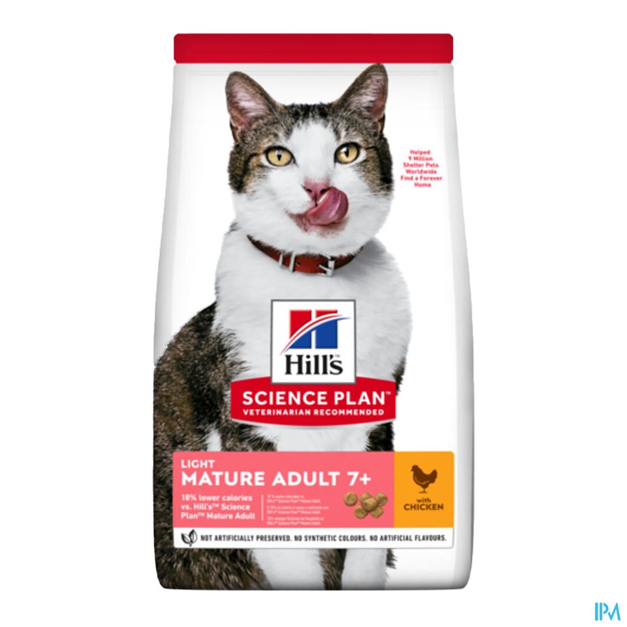 Science Plan Feline Adult Light Chicken 10kg 2