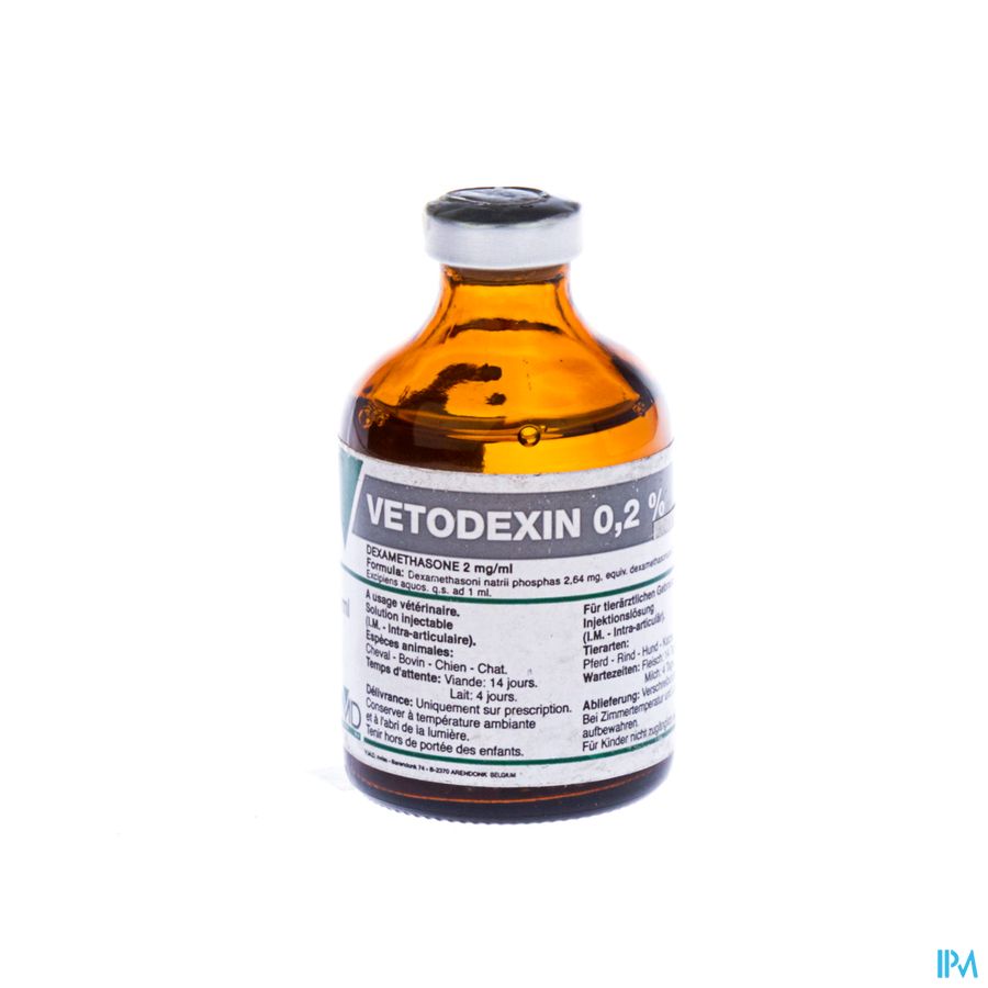 Vetodexin 0,2 % Sol Inj 100ml Vetodexin 0,2 % Sol Inj 100ml