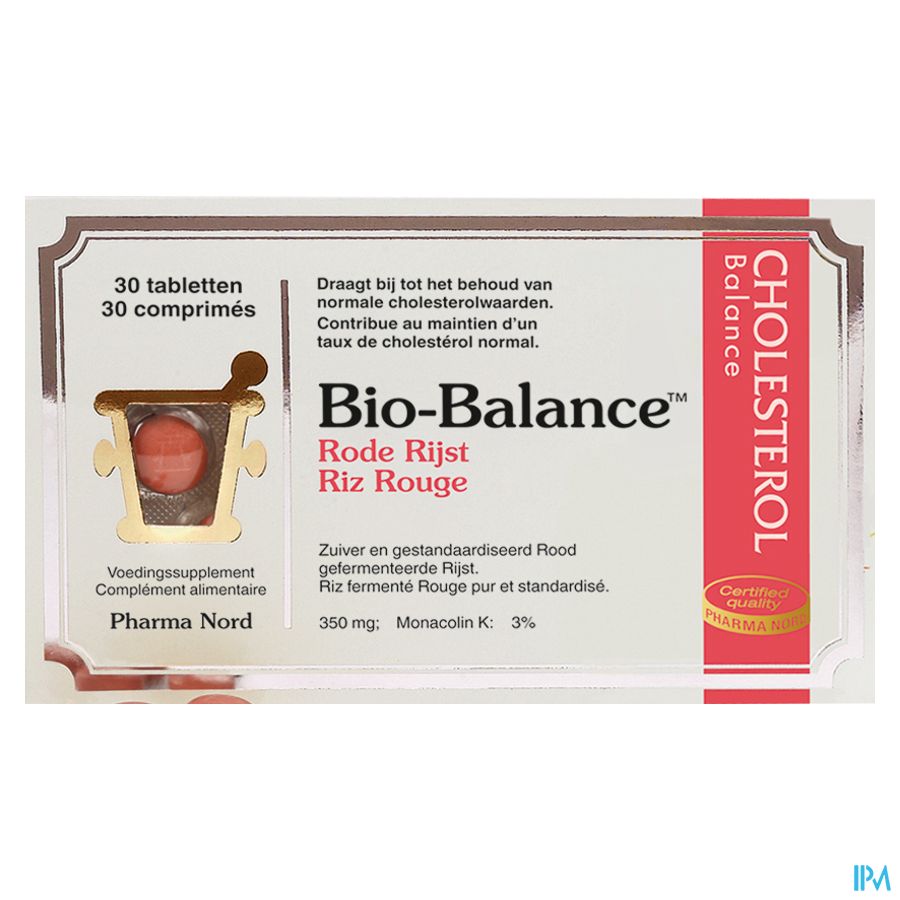Bio-balance Rode Rijst Tabl 30 Bio-balance Rode Rijst Tabl 30
