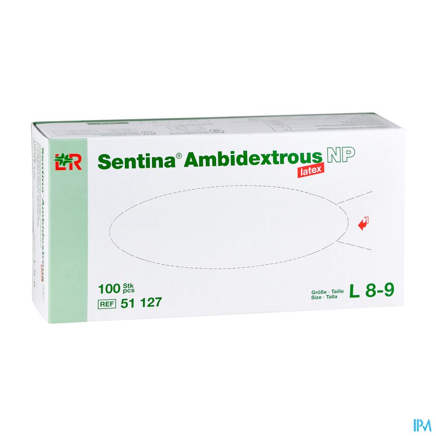 Sentina Handsch Onderzoek Ambidext.np Latex l 100