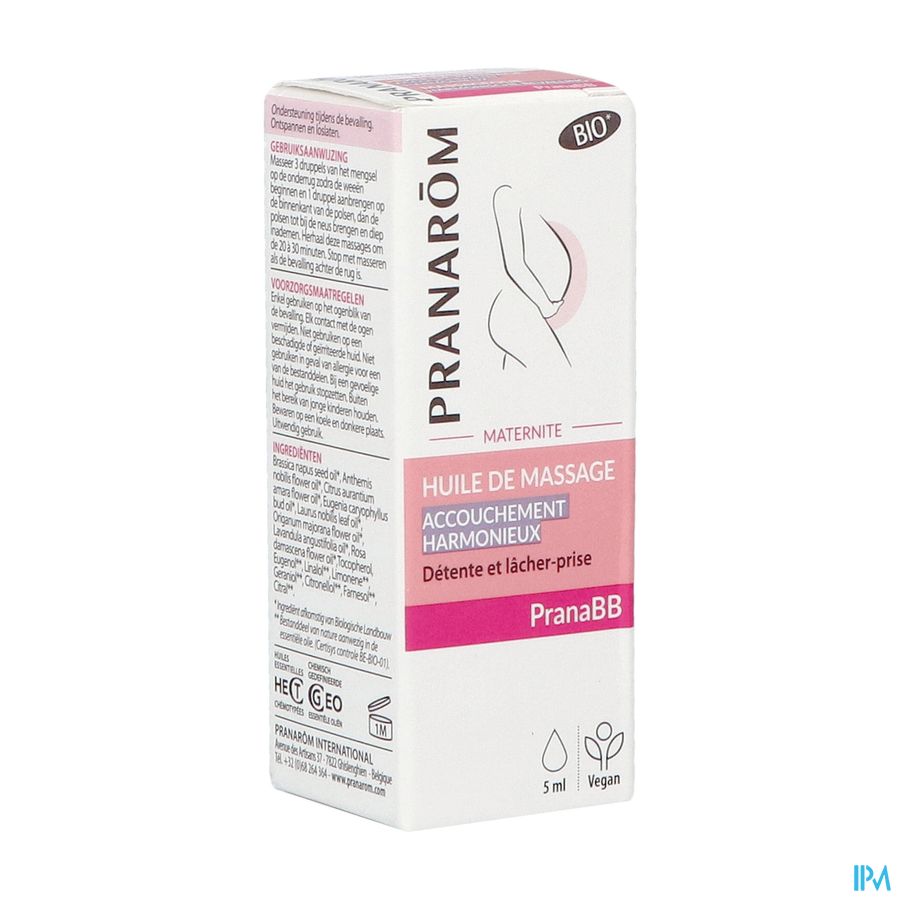 Pranarom Pranabb Mat.accouchement Harmonieux Fl5ml Pranarom Pranabb Mat.accouchement Harmonieux Fl5ml
