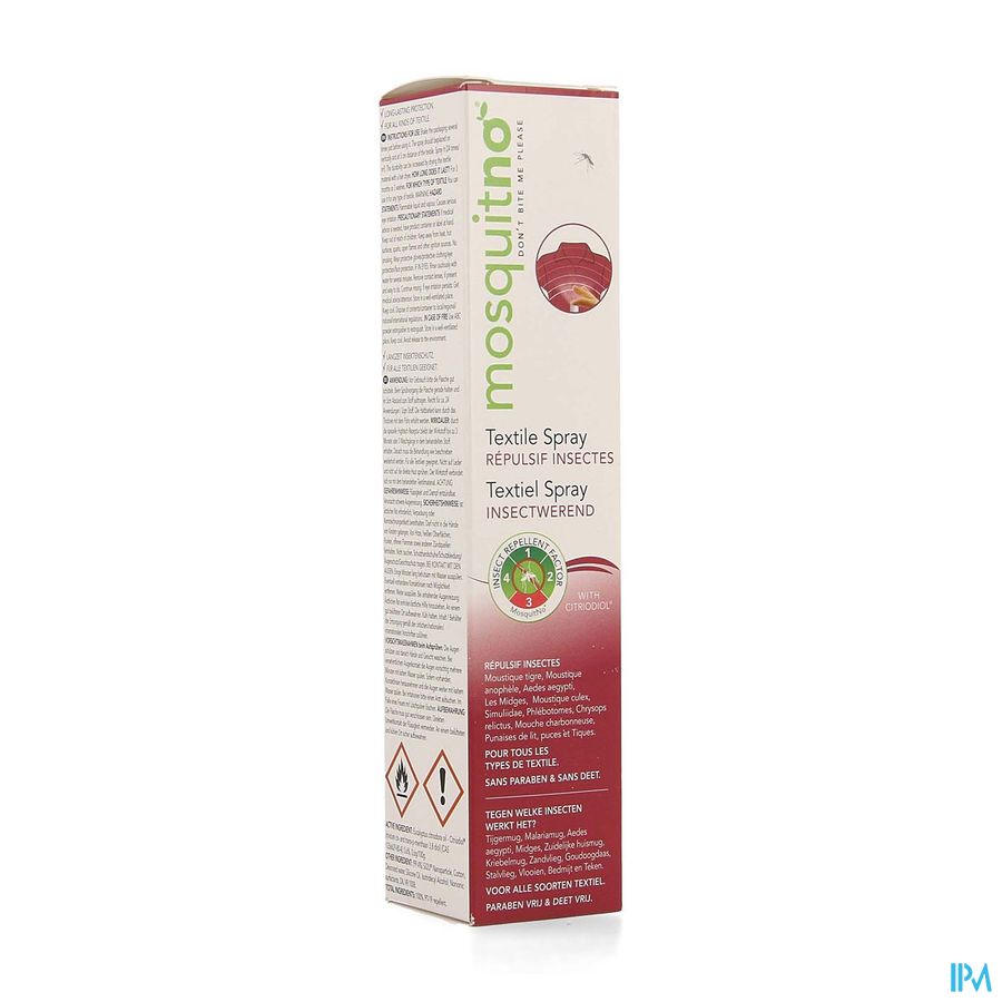 Mosquitno A/mug Textielspray Citriodiol 50ml Mosquitno A/mug Textielspray Citriodiol 50ml