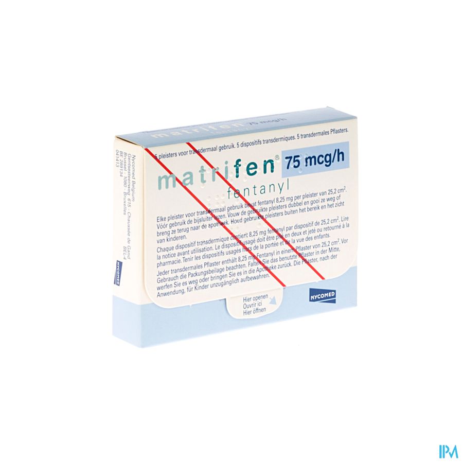 Matrifen 75 Ug/h Pleist Transderm 5 Matrifen 75 Ug/h Pleist Transderm 5