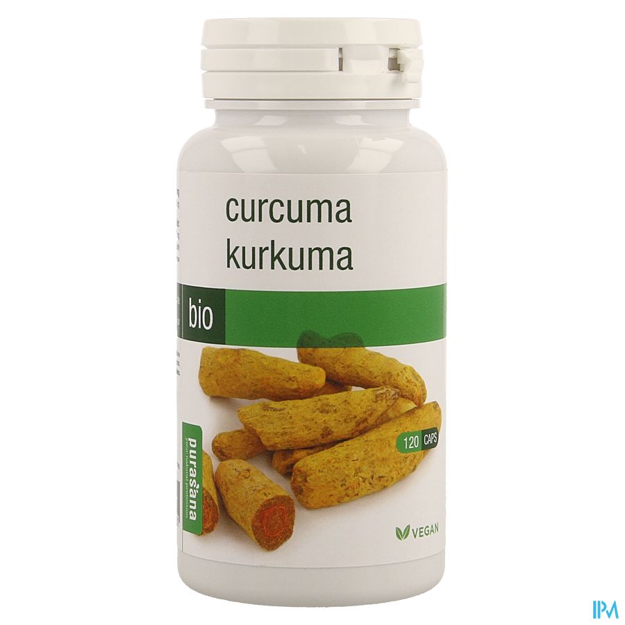 Purasana Vegan Kurkuma Bio Caps 120 9