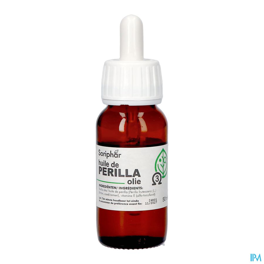 Soria Huile Perilla Omega 3 Vegan 50ml 6