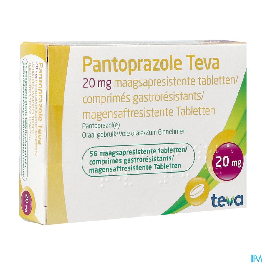 Pantoprazole Teva 20mg Gastro Resist Comp 56 Blis Pantoprazole Teva 20mg Gastro Resist Comp 56 Blis
