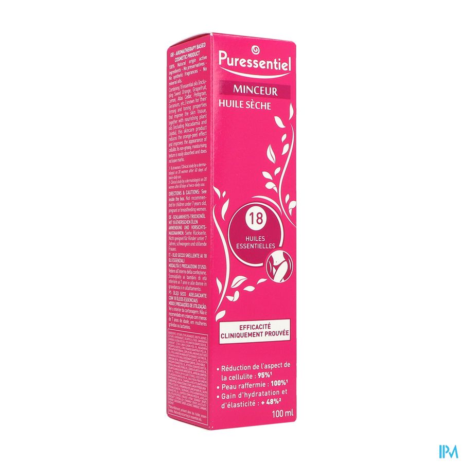 Puressentiel Minceur Huile Seche 18 Hle Ess 100ml Puressentiel Minceur Huile Seche 18 Hle Ess 100ml