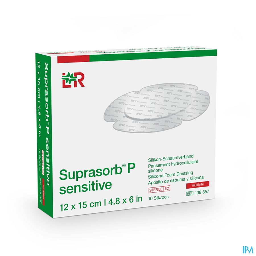 Suprasorb P Sensitive Multisite 12x15cm 10 139357 Suprasorb P Sensitive Multisite 12x15cm 10 139357