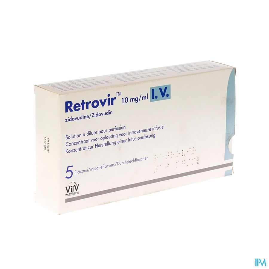 Retrovir Iv Amp 5 X 10mg/ml Retrovir Iv Amp 5 X 10mg/ml