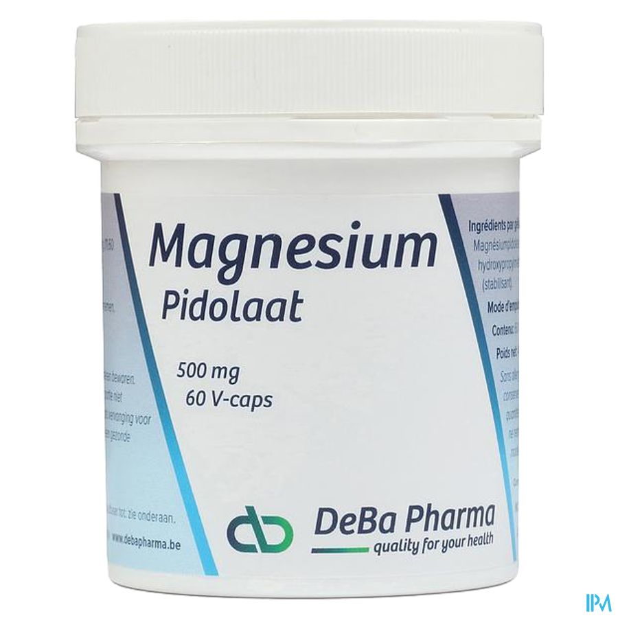 Magnesiumpidolaat V-caps 60x500mg Deba 3