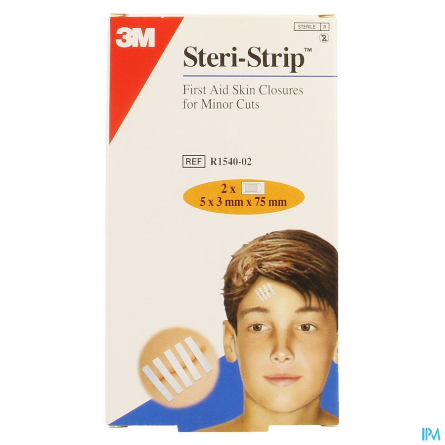 Steri-strip Hechtstrip Ster 3x 75mm 2x 5 1540p-02 1