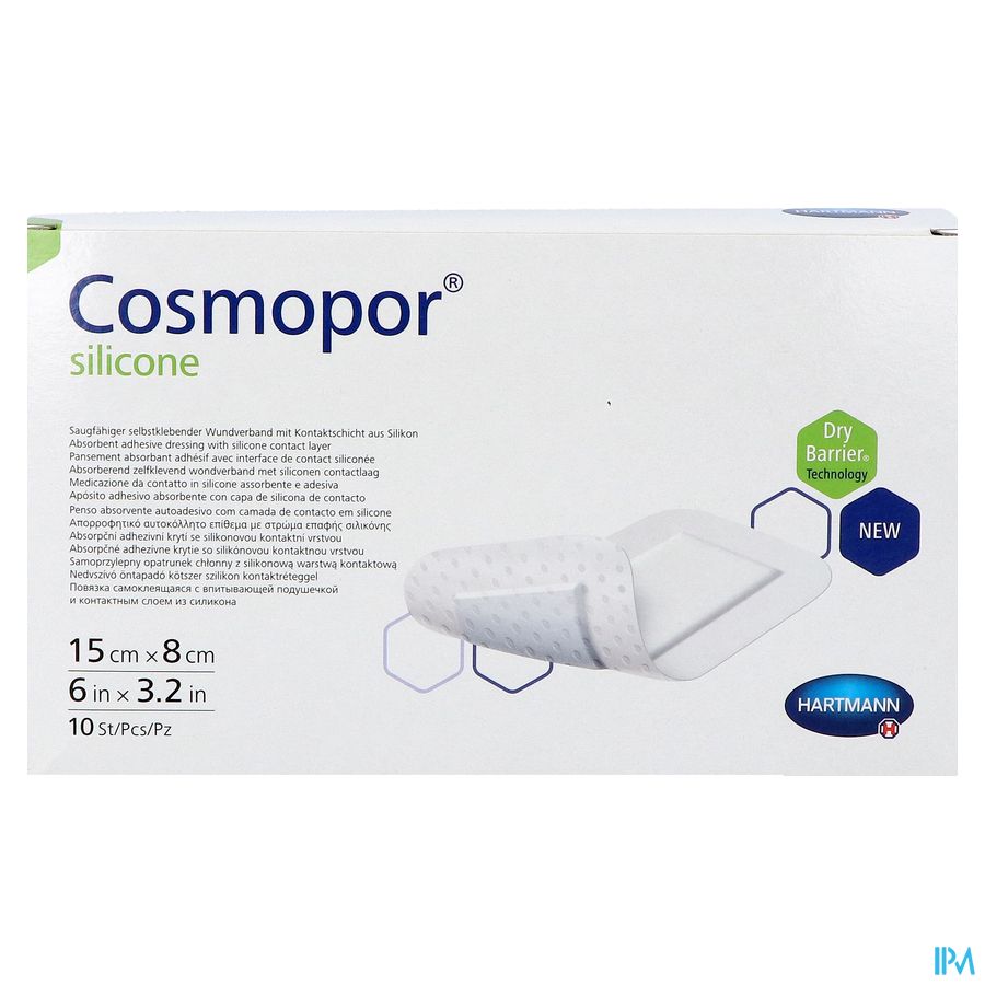 Cosmopor Silicone 15,0x 8cm 10 1