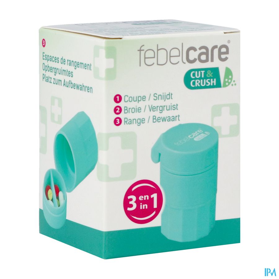 Febelcare Cut&crush Pillensnijder&vergruizer Febelcare Cut&crush Pillensnijder&vergruizer