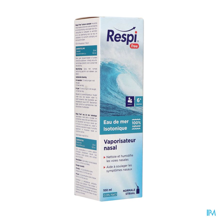 Respi Free Isotonic Family Spray 100ml Respi Free Isotonic Family Spray 100ml