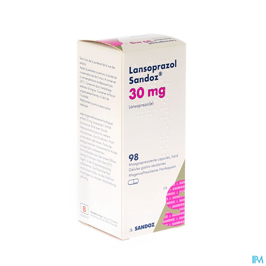 Lansoprazol Sandoz 30mg Caps 98 X 30mg Lansoprazol Sandoz 30mg Caps 98 X 30mg