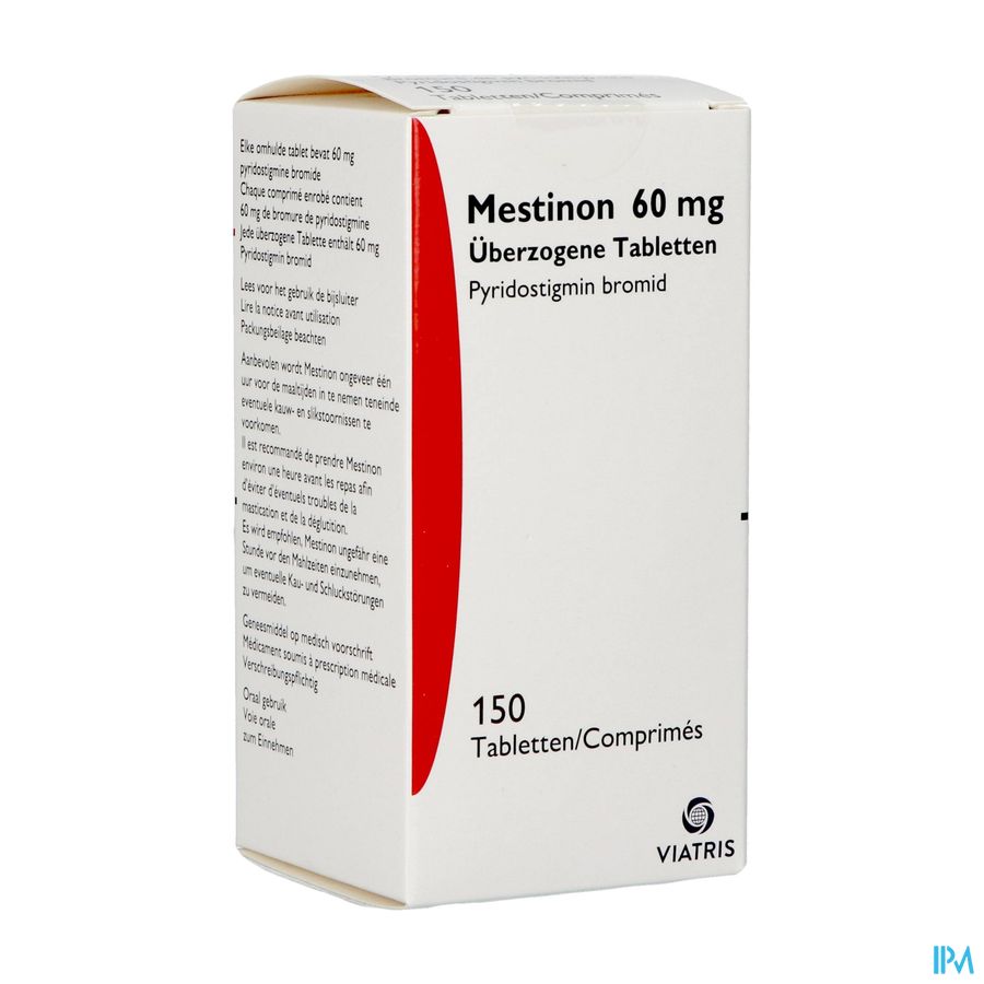 Mestinon Drag 150 X 60mg 1