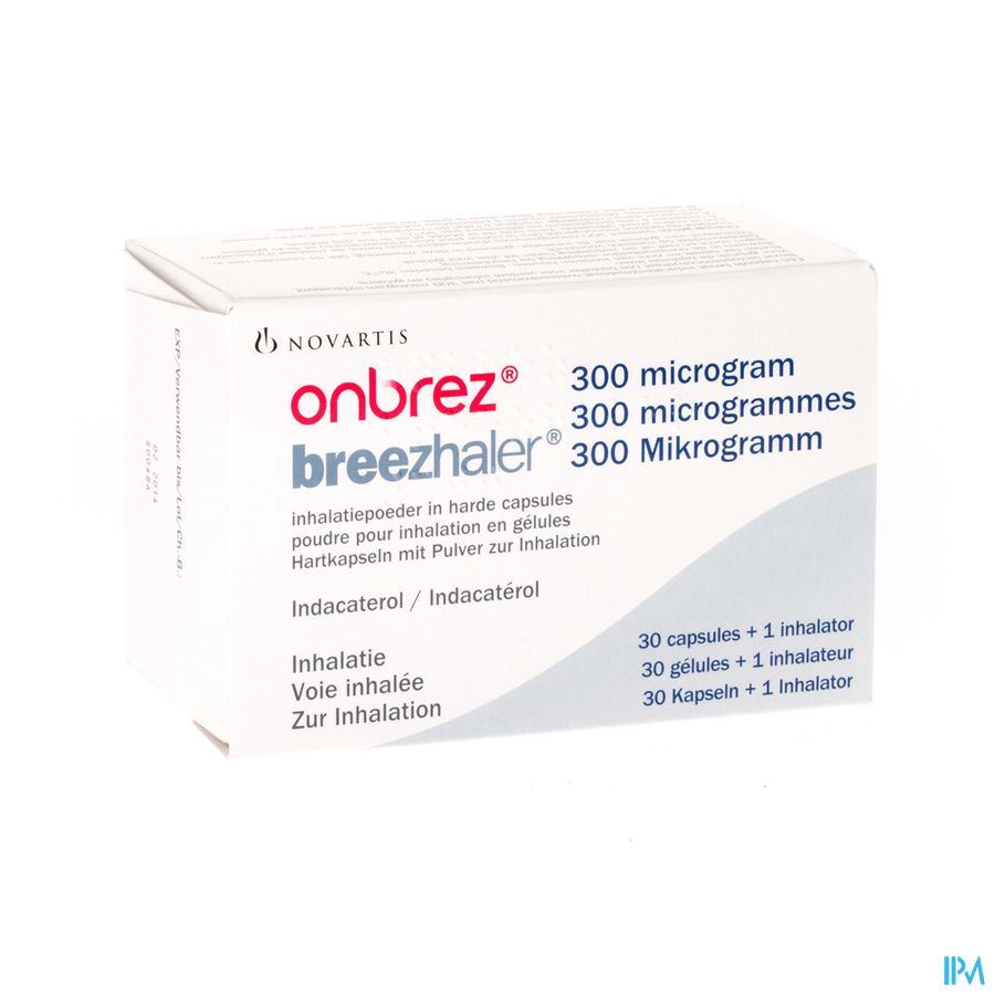Onbrez Breezhaler 300 Mcg Inhal Poeder Caps 30 Onbrez Breezhaler 300 Mcg Inhal Poeder Caps 30