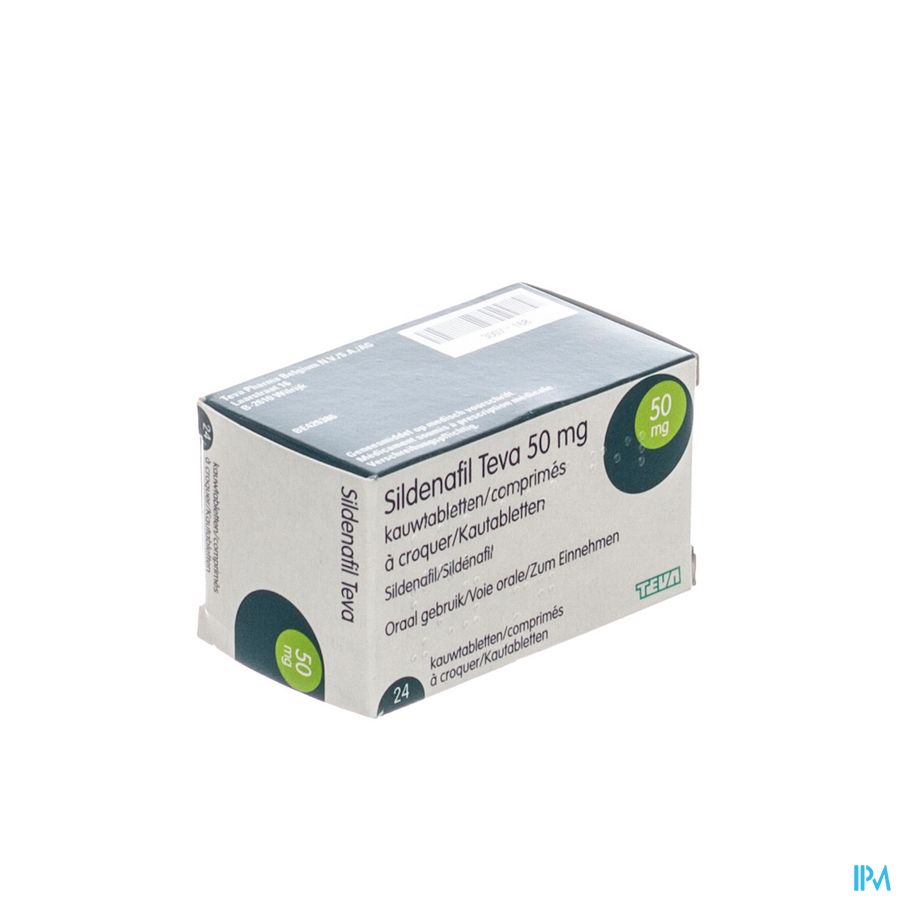 Sildenafil Teva 50mg Kauwtabletten 24x 50mg