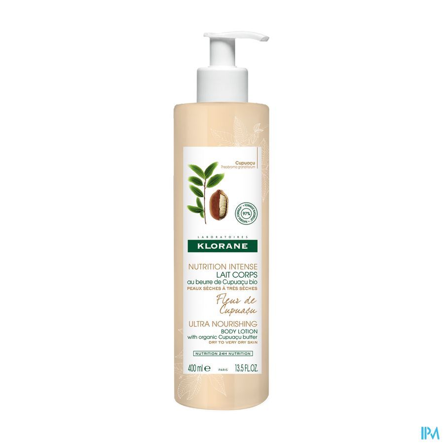 Klorane Lichaam Melk Cupuacubloem 400ml