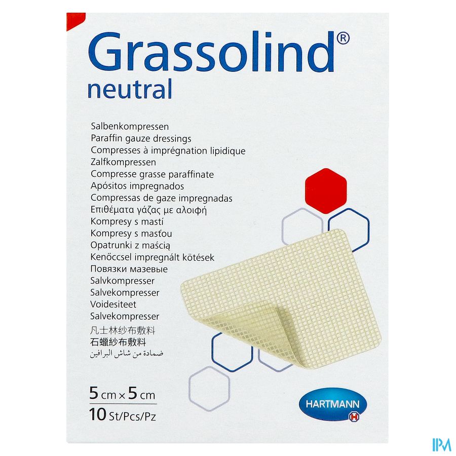 Hartmann Grassolind 5x5cm St. 10 P/s 1