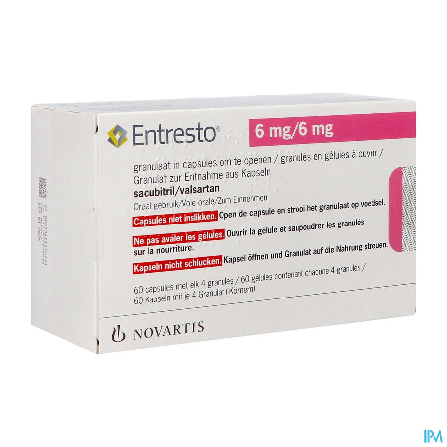 Entresto 6mg/6mg Granulaat Caps 60 Entresto 6mg/6mg Granulaat Caps 60