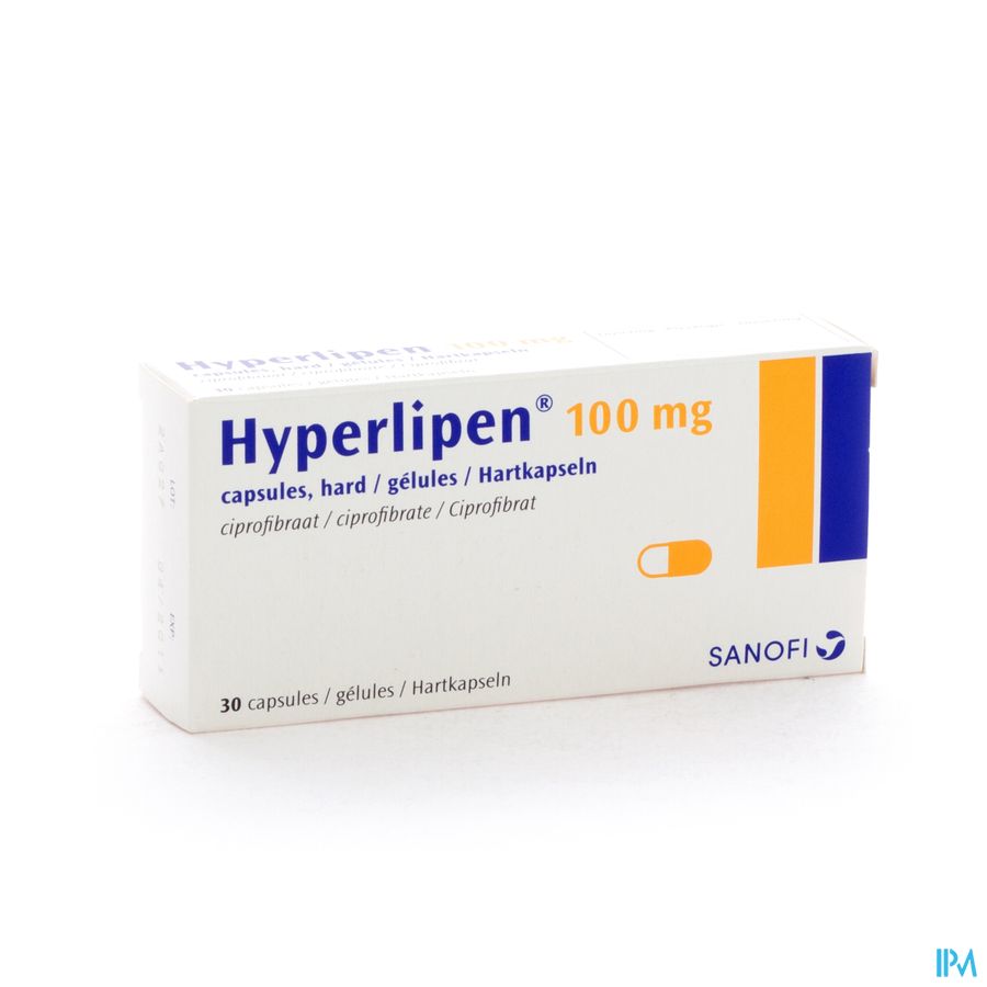 Hyperlipen Caps 30 X 100mg Hyperlipen Caps 30 X 100mg