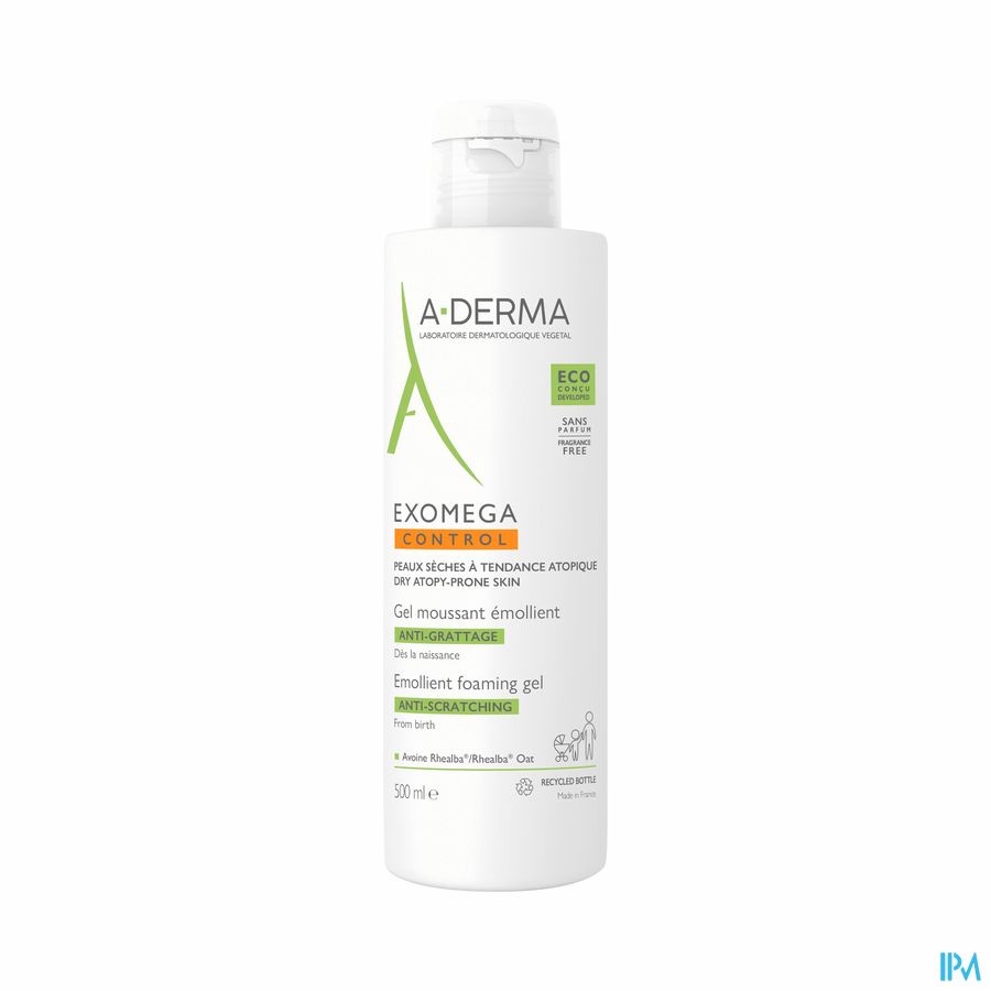 Aderma Exomega Control Emolierend Gel Schuim.500ml Aderma Exomega Control Emolierend Gel Schuim.500ml