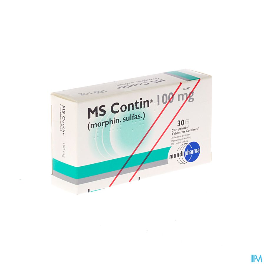 Ms Contin Comp 30x100mg Ms Contin Comp 30x100mg
