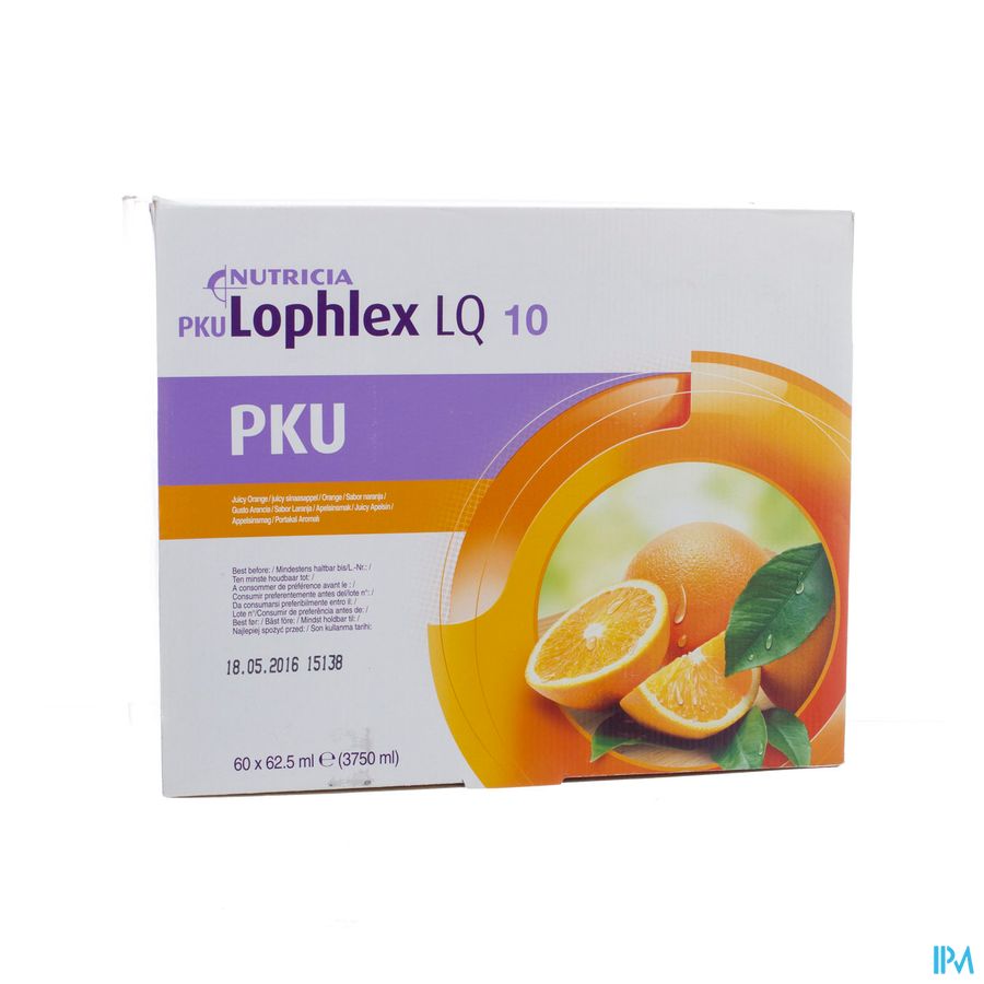 Pku Lophlex Lq 10 Juicy Orange 60x62,5ml Pku Lophlex Lq 10 Juicy Orange 60x62,5ml