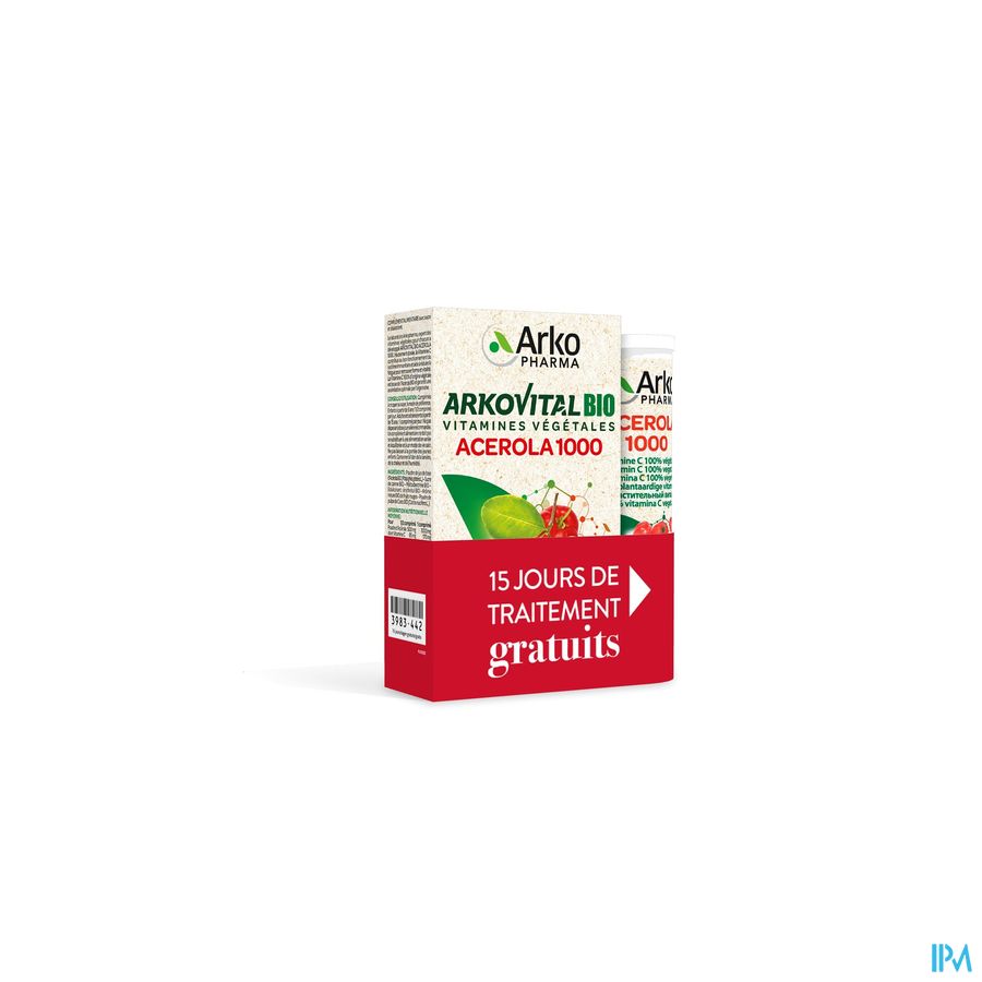 Arkovital Acerola 1000 Bio Comp 30 + Comp 15