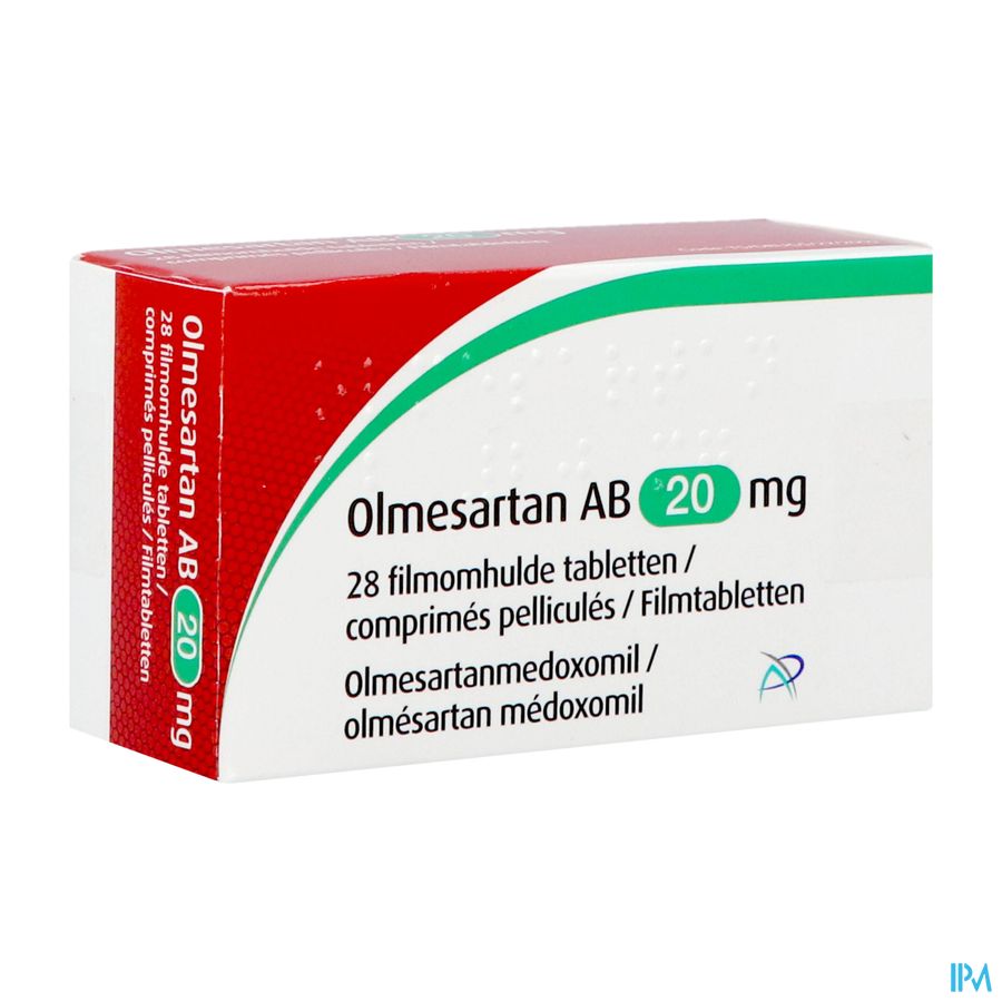 Olmesartan Ab 20mg Comp Pell 28 Olmesartan Ab 20mg Comp Pell 28