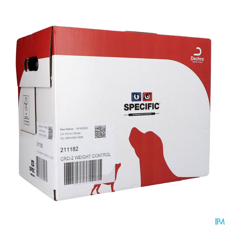 Specific Crd-2 Weight Control 3 X 1,6kg Specific Crd-2 Weight Control 3 X 1,6kg