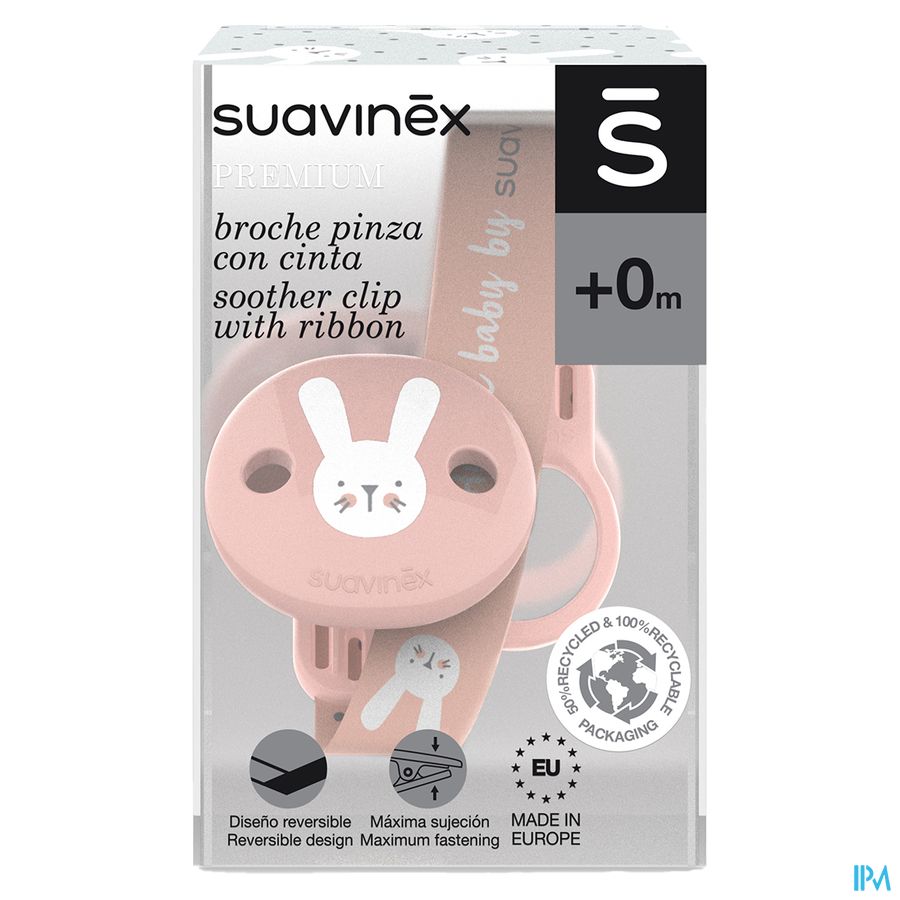 Suavinex Hygge Speenketting Pink Suavinex Hygge Speenketting Pink