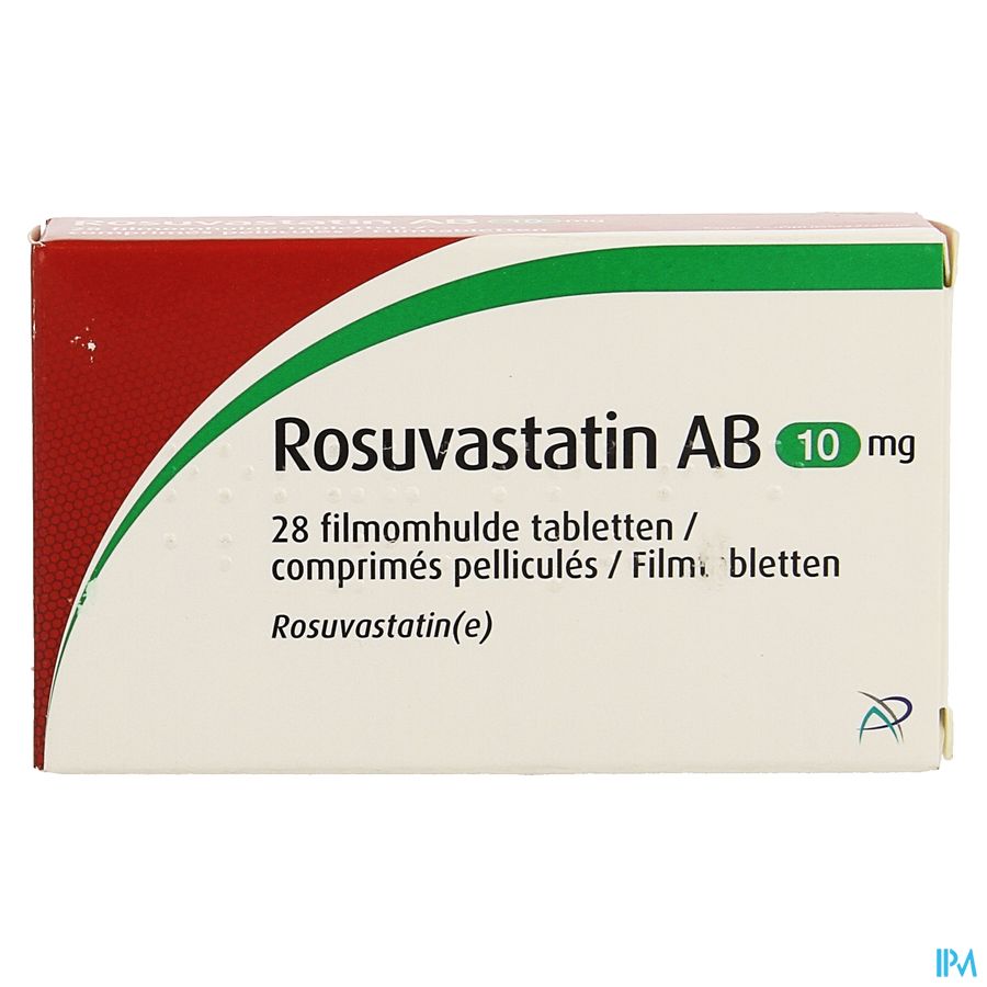 Rosuvastatin AB 10mg Comp Pell 28 X 10mg