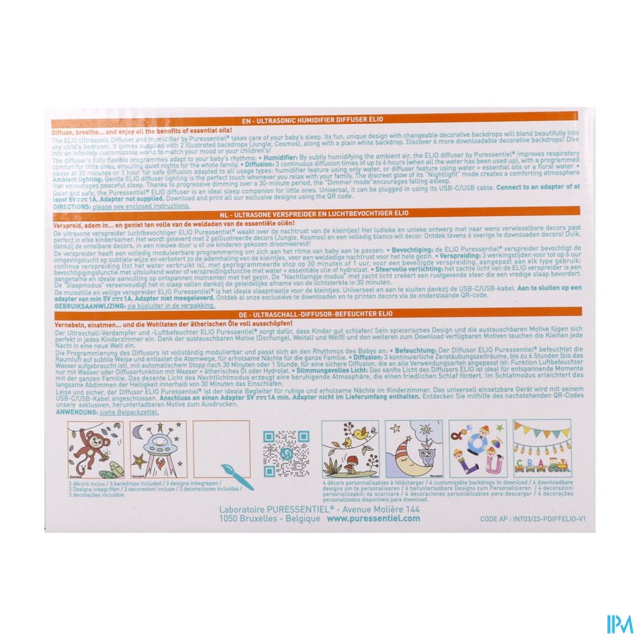 Puressentiel Verspreider Bevocht. Ultrasoon Elio 1