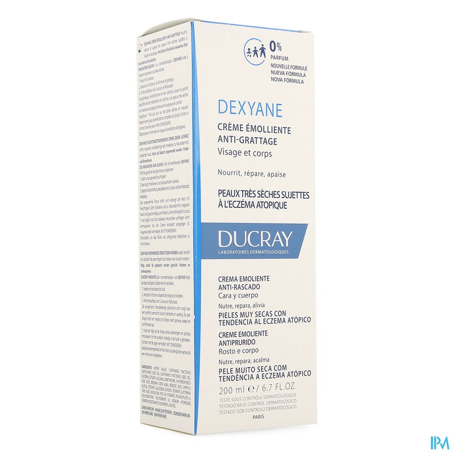 Ducray Dexyane Creme A/krab Verzachtend 200ml Nf