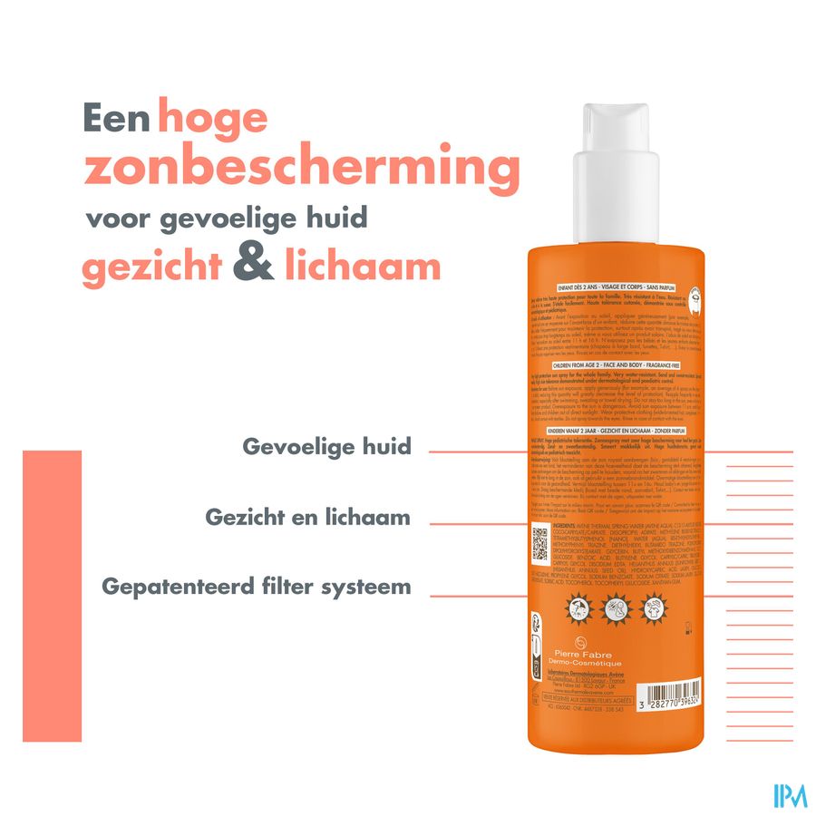Avene Zon Spf50+ Spray Familie 400ml 11