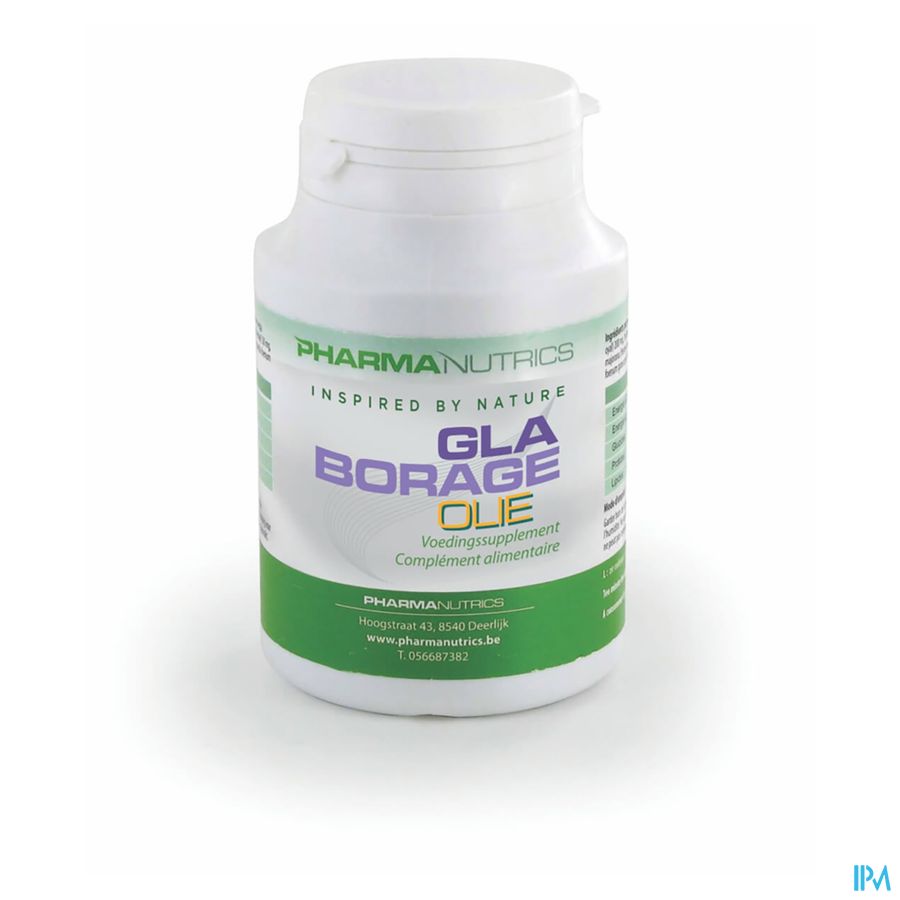 Gla Borage Olie Caps 90 Pharmanutrics Gla Borage Olie Caps 90 Pharmanutrics
