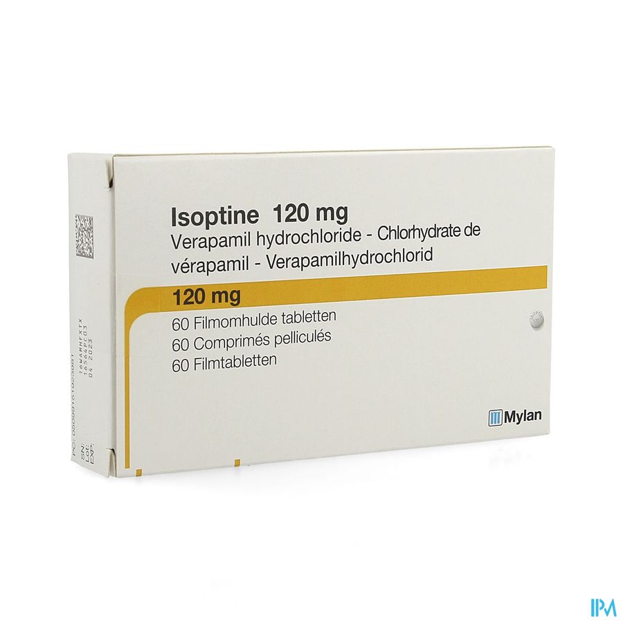 Isoptine Filmomh Tabl 60 X 120mg Isoptine Filmomh Tabl 60 X 120mg
