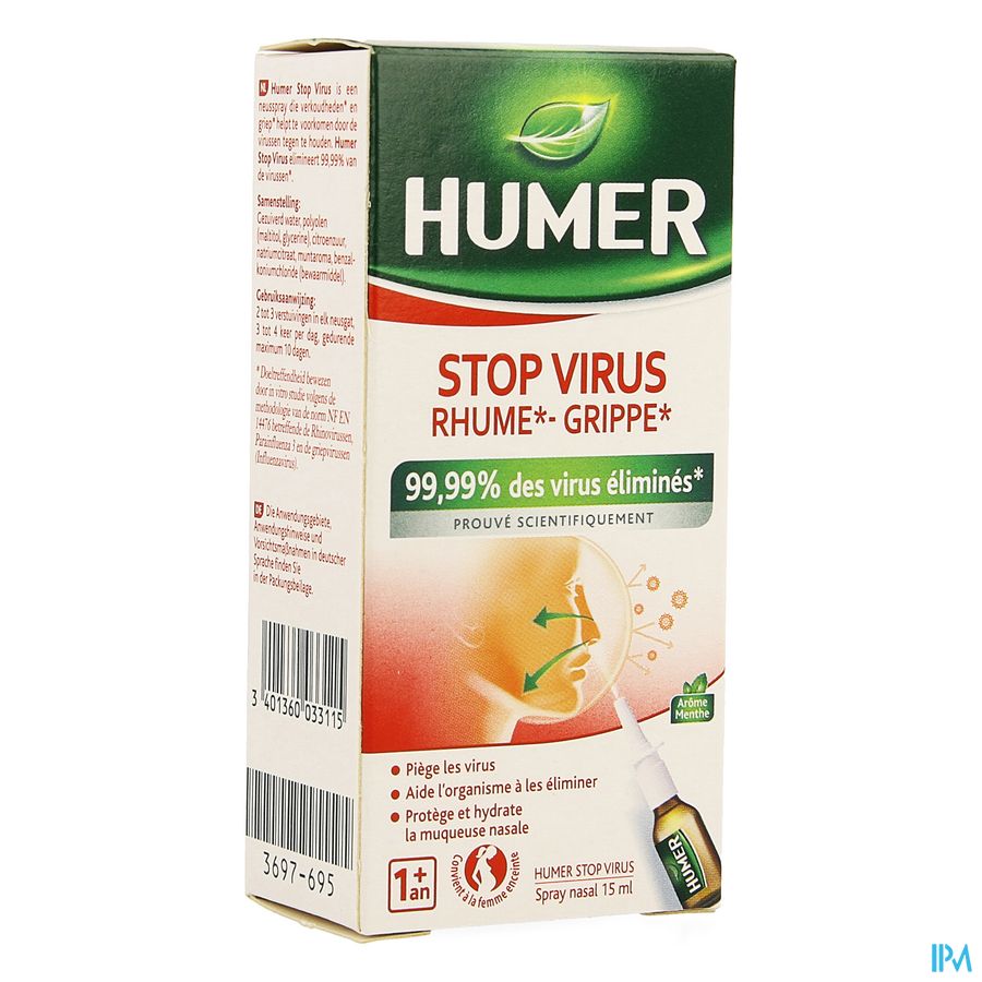 Humer Stop Virus Spray Nasal 15ml Humer Stop Virus Spray Nasal 15ml