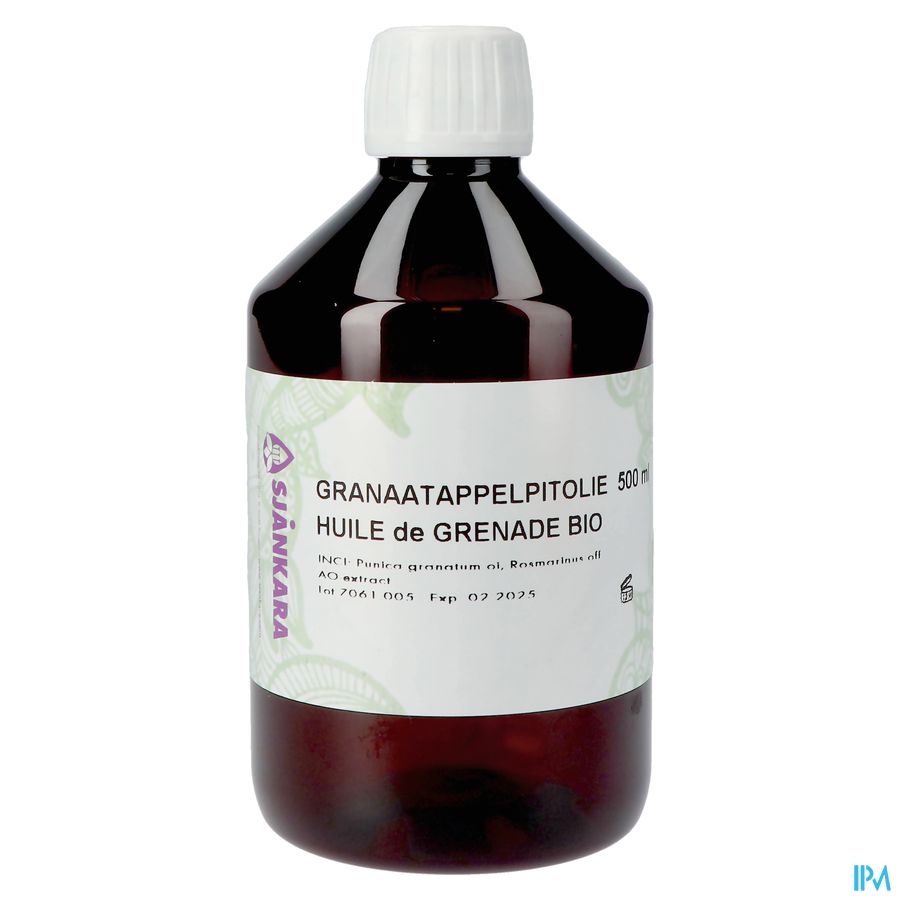 Sjankara Granaatappelpit Plant. Olie 500ml 1