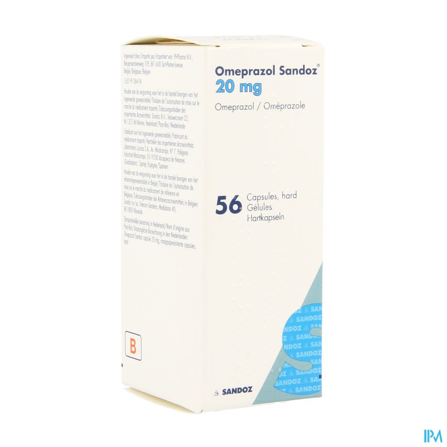 Omeprazol Sandoz 20mg Pi Pharma Caps 56x20mg Pip Omeprazol Sandoz 20mg Pi Pharma Caps 56x20mg Pip