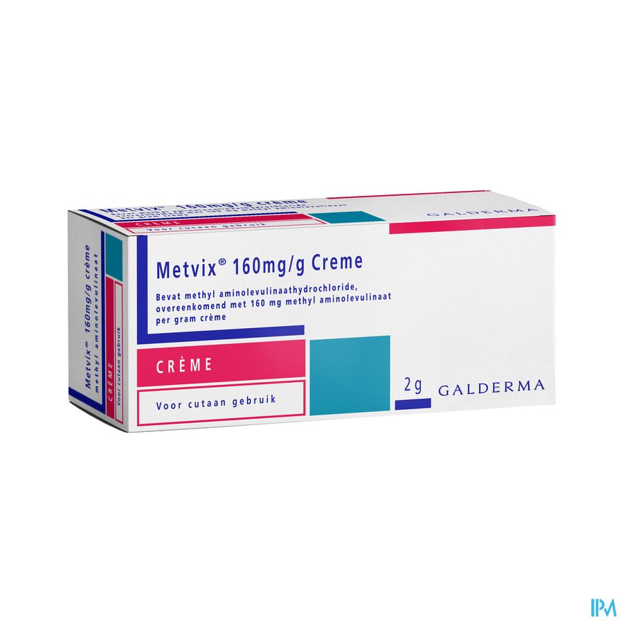 Metvix 160mg/g Creme Tube 2g Metvix 160mg/g Creme Tube 2g