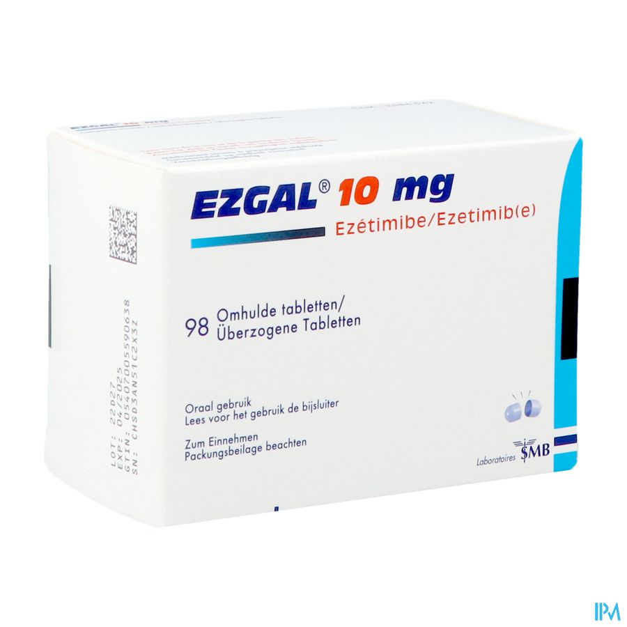 Ezgal 10mg Comp Enrobe 98 X 10mg (pvc/pe/pvdc) Ezgal 10mg Comp Enrobe 98 X 10mg (pvc/pe/pvdc)