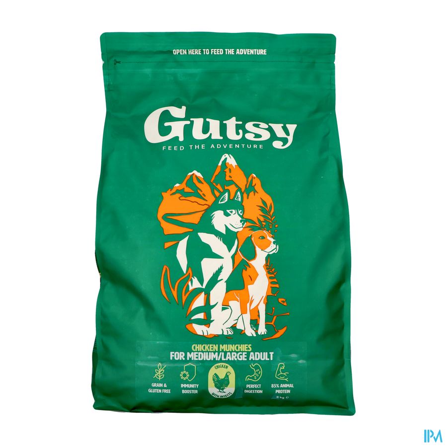 Gutsy Chicken Munchies Medium&large Adult 6kg Gutsy Chicken Munchies Medium&large Adult 6kg